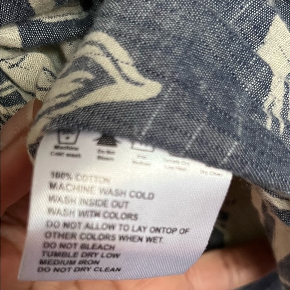 Men’s floral vacation spring break Hawaiian button down shirt Y2K shirt XLarge - Picture 7 of 7